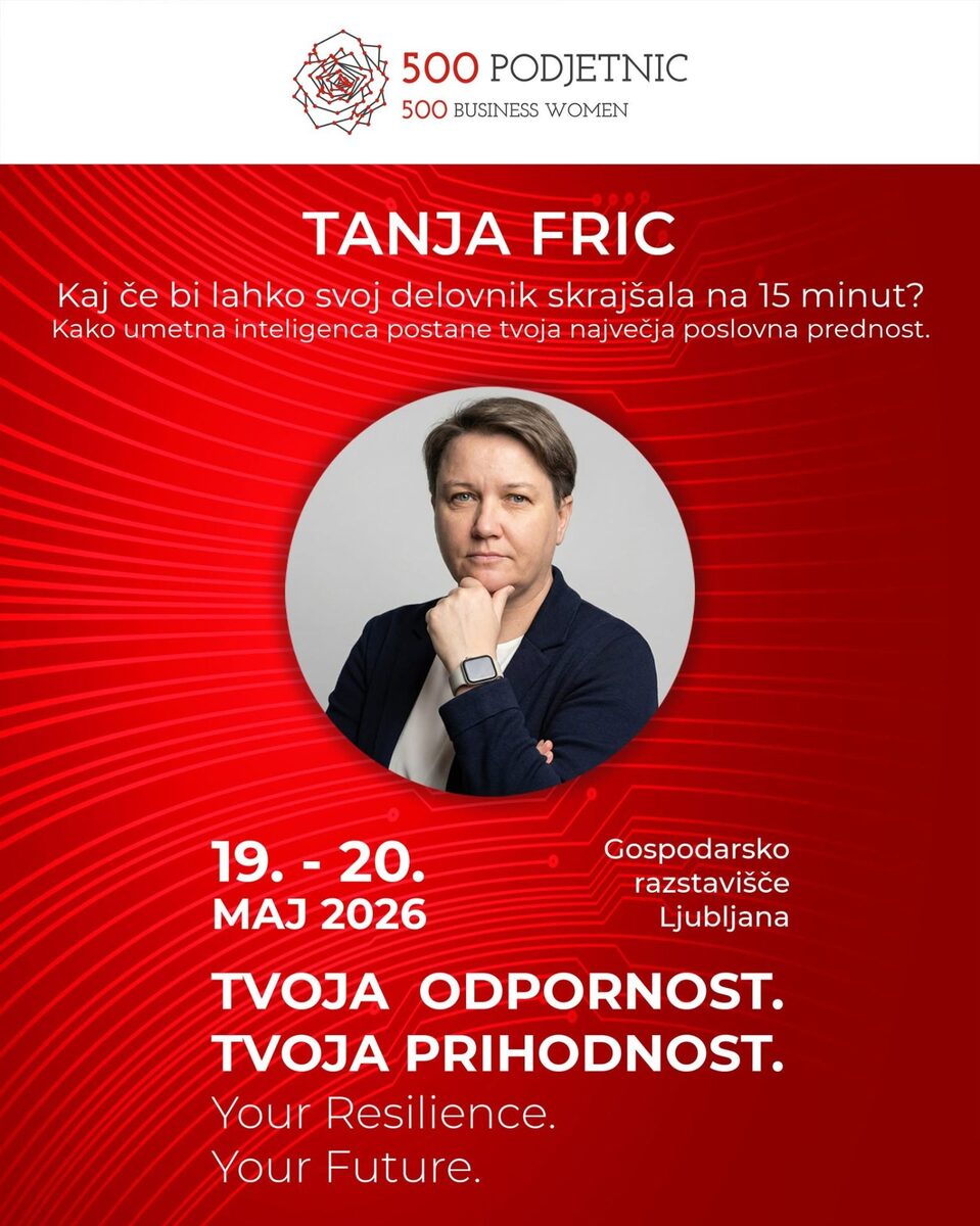 Tanja Fric – predavanje na 500 Podjetnic 2026