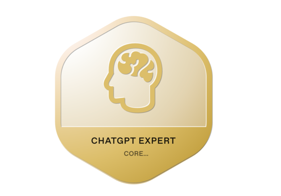 Značka ChatGPT Expert – Core Knowledge (Tanja Fric, GoDigi)